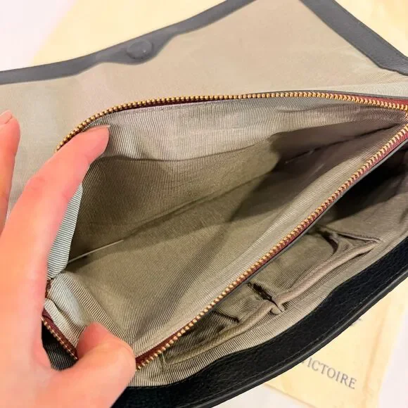 Pour La Victoire Womens Etage Convertible Leather Shoulder Bag Ice Multi Grey - Picture 10 of 16